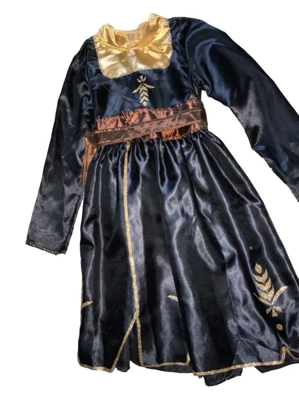Disney Frozen Anna Travel Dress Girls Costume , Role Play Dress-Up 4-6X